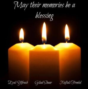 May their Memory be a Blessing