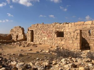 Ottoman-period road station at Halutza in the Negev desert